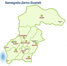 Map of Samegrelo-Svaneti